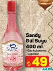 SANDY GÜL SUYU 400 ML SANDY GÜL SUYU 400 ML